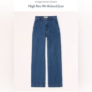 Abercrombie High Rise 90s Relaxed Jean Petite